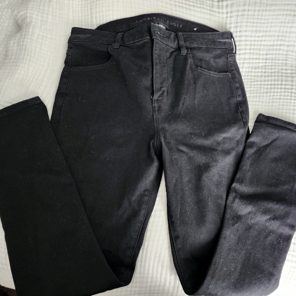 American Eagle black jegging size 14 regular